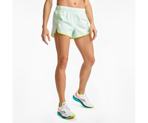 Tenis Saucony Outpace 3" Short Mujer Pantalones cortos Ropa Opal Azules México MX-751-AL